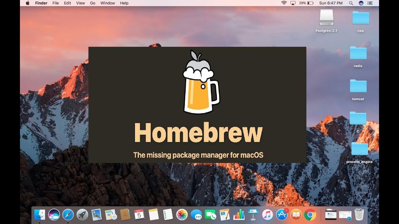 install winrar for mac via homebrew